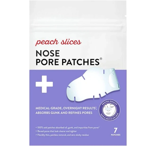 Peach Slices Nose Pore Patches