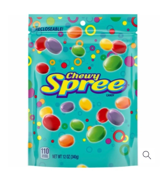 Wonka Chewy Spree Candy Recloseable Bag, 12.000 OZ - Kroger