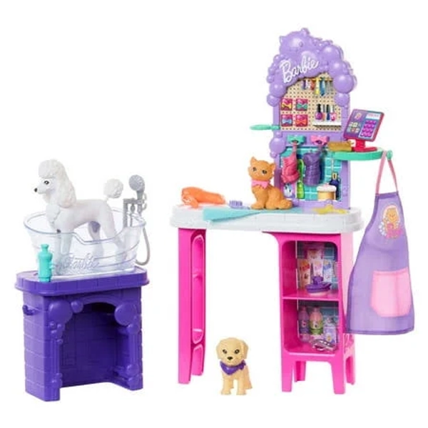 Barbie World Paw Spa Playset