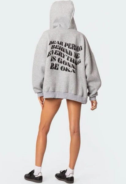 Edikted Women's Everything's Ok Oversized Hoodie
