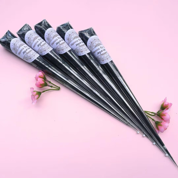 Organic Jagua Cones | Rich Dark Stain | Fresh Natural & Made To Order | Jagua Gel | Temporary Jagua Tattoo | Jagua Ink