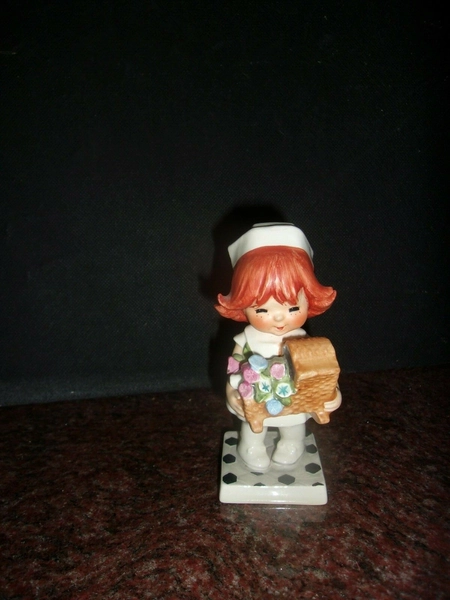 CHARLOT BYJ GOEBEL RED HEAD FIGURINE TROUBLE SHOOTER Nurse Byj 63 1970