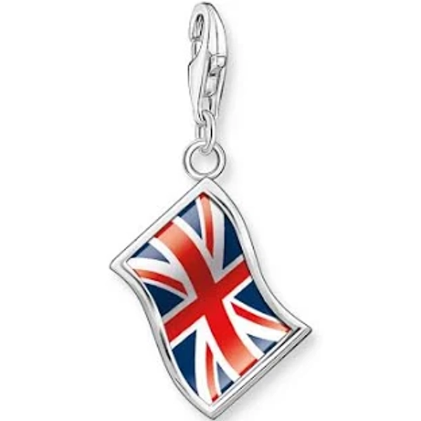 Thomas Sabo Pendant 'London UK-Flagge' female Silver size One