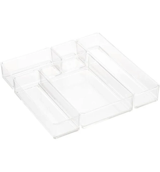 The Container Store Luxe Acrylic Stacking Drawer Organizers