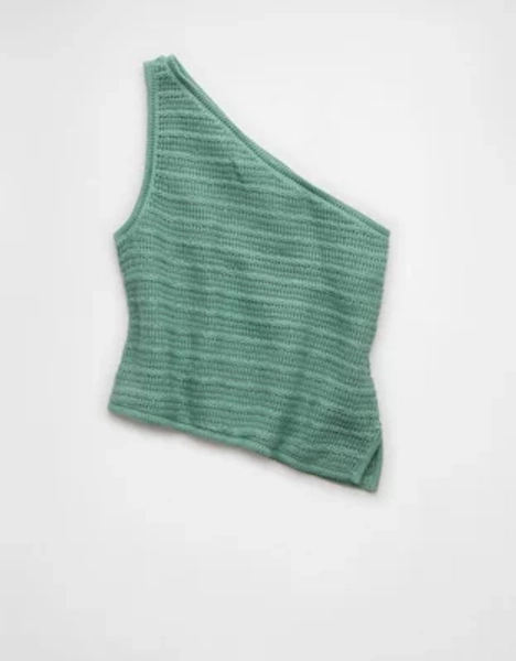 AE One-Shoulder Sweater Tank Top