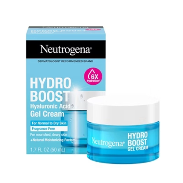 Neutrogena Hydro Boost Water Gel Cream Face Moisturizer with Hyaluronic Acid for Normal to Dry Skin - Fragrance Free - 1.7 fl oz