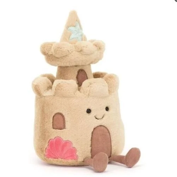 Jellycat Amuseables Sandcastle 11.8" Stuffed Toy - Nwt, Perfect