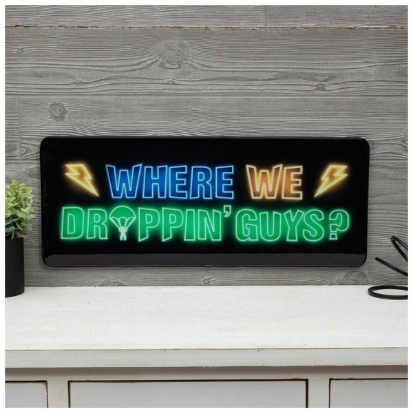 Where We Droppin' Guys Wood Wall Decor