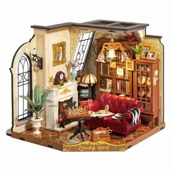 Creative DIY Gift Rolife DIY Miniature House Catherine's Living Room DG175