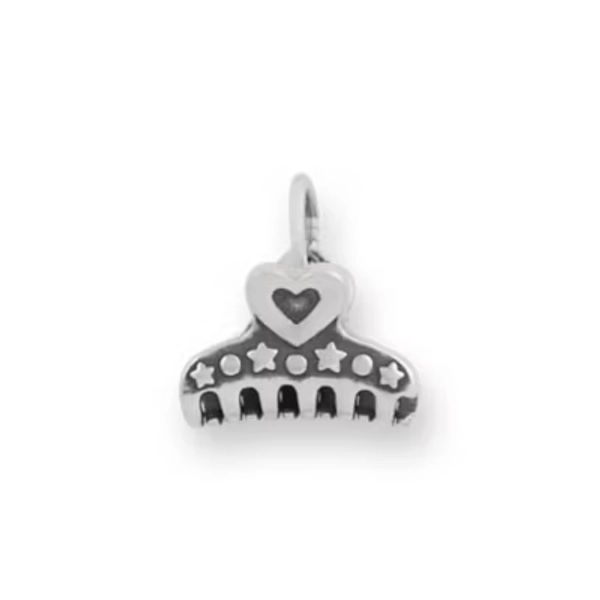 Heart Hair Clip Charm