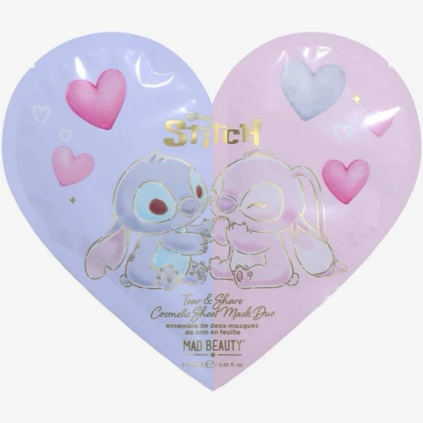 Mad Beauty Disney Stitch & Angel Face Sheet Mask Duo