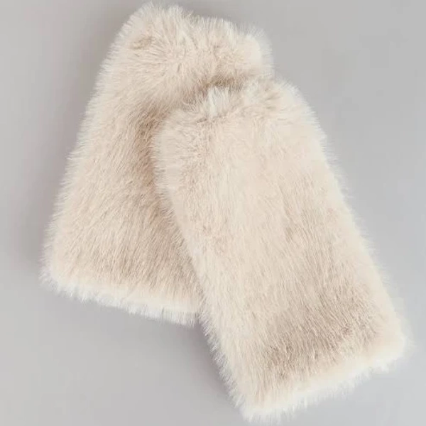 Cozy Girl Faux Fur Leg Warmers