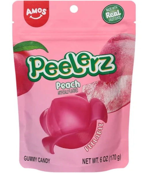 Amos Gummy Peach Peelerz