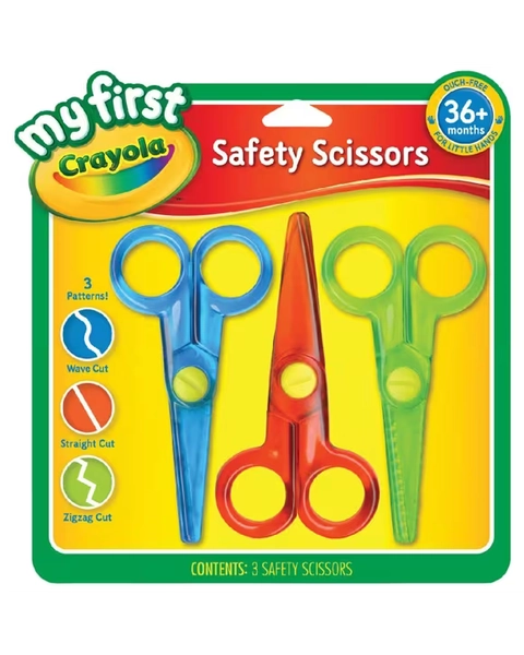 Crayola My First School Safety Scissors 3 Pack