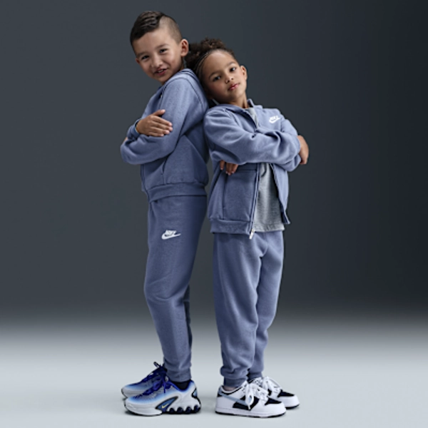 Nike Full-Zip Club Set Little Kids 2-Piece Hoodie Set - World Indigo - Size 7