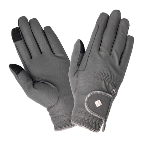 Classic Riding Gloves - Small; Grey