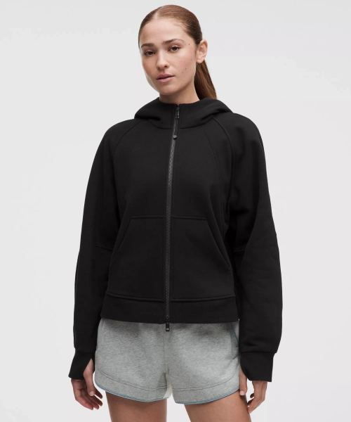 Scuba Evolve Oversized Full-Zip Hoodie - Black - L