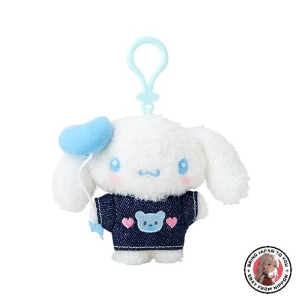 NEW Sanrio mascot holder (denim emblem) cinnamolol stuffed toy 182591