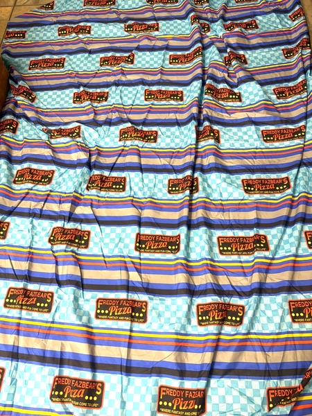 Five Nights At Freddy's FNAF Vintage Twin Bed Flat Sheet