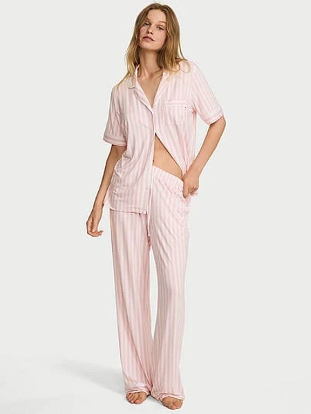 Victoria's Secret SoSoft Modal Short Women's-Sleeve Long Pajama Set