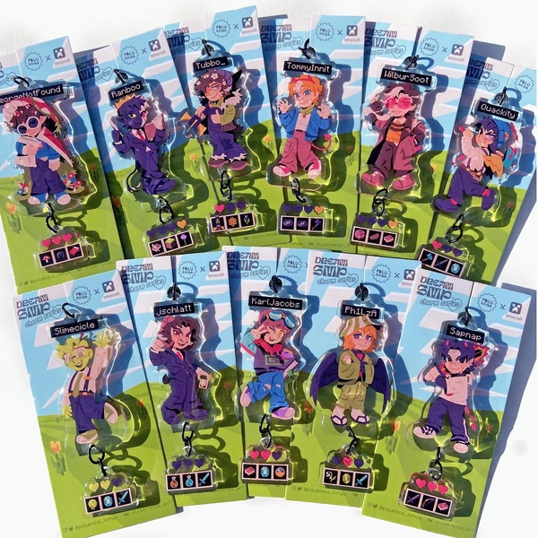 Dream SMP Linked Acrylic Charms