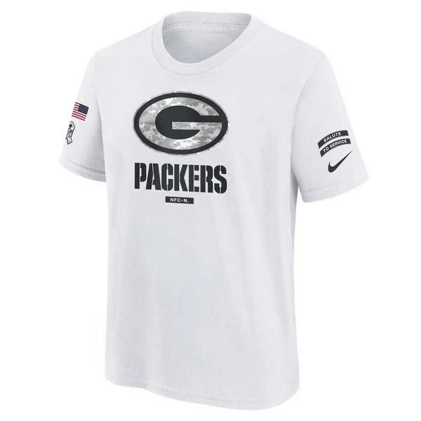 Nike Kids' Green Bay Packers 2024 Salute To Service T-Shirt