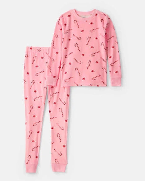 Carter's Girls' DreamPlush Long Sleeve Pajama Set