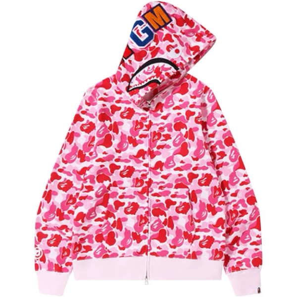 BAPE ABC Camo Shark Full Zip Hoodie Men's