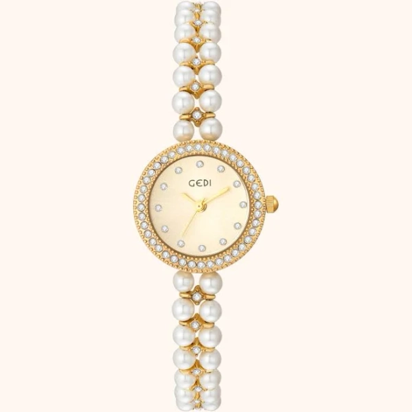 Women’s Vintage Bracelet Watch Mireille – Gold | OhKlassy