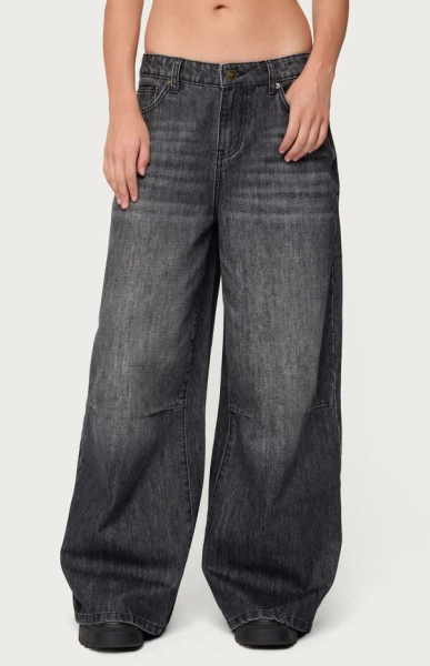 Skater Girl Washed Low Rise Jeans