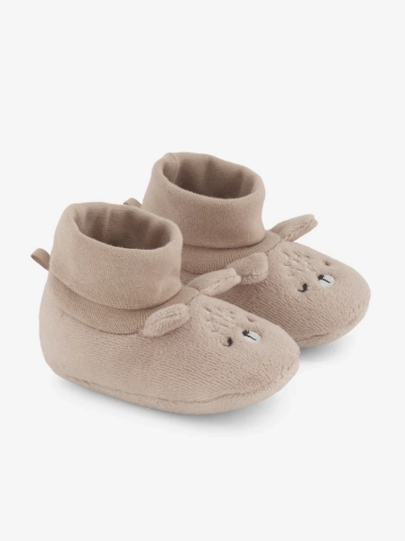 Chaussons 'Ours' - Beige
