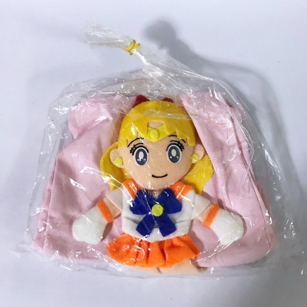 Vintage Banpresto 1994 Sailor Moon S the Movie Sailor Venus Plush Hand Bag