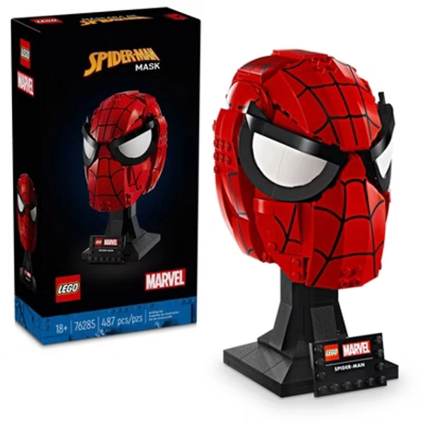 LEGO Marvel Spider-Man Mask Building Set, Super Hero Kit, Christmas Gift Ideas - 76285