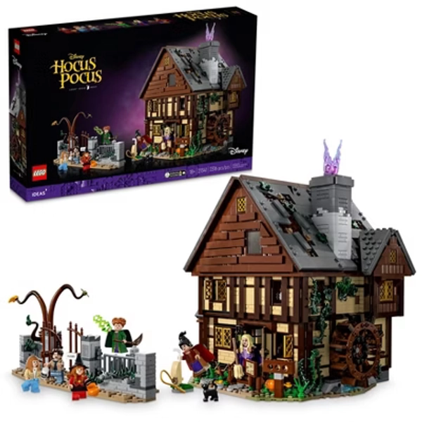 LEGO Ideas Disney Hocus Pocus: The Sanderson Sisters' Cottage Halloween Building Set 21341
