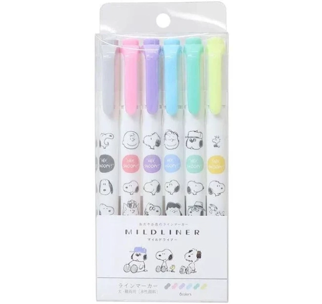 Peanuts Snoopy Double-headed Highlighter Set | SNPY ONLY