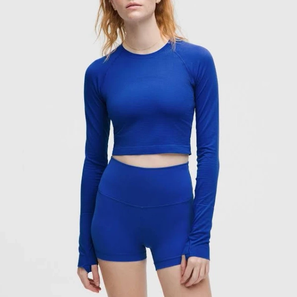 Lululemon Women's Swiftly Tech Cropped Long-Sleeve Shirt 2.0