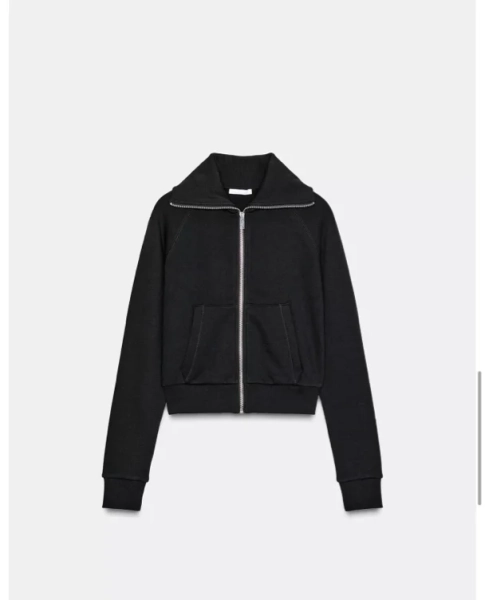 ZIPPERED PLUSH JACKET