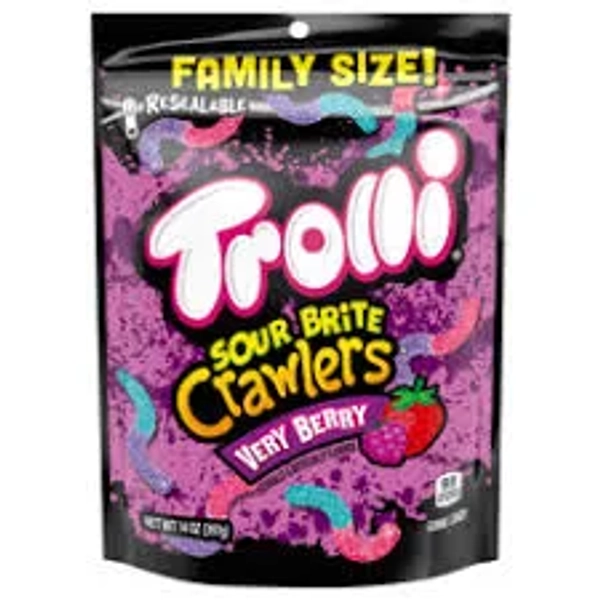 Trolli Sour Brite Crawlers Gummy Worms