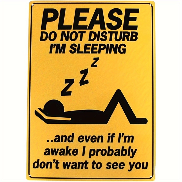 1pc Humorous "Do Not Disturb" Wooden Sign - 5.0X8.0inch Retro Wooden Wall Decor, Suitable for Home, Office, Or Man Cave - No Electricity Needed, Fun Room Hanging Plaque, Ideal for Holidays And Graduation Gifts