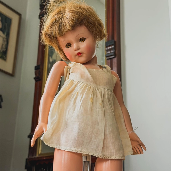 Vintage Effanbee Anne Shirley Doll 21” Original Dress & Shoes Effanbee Anne-Shirley Creepy Vintage Doll Vintage Doll Collection Oddities