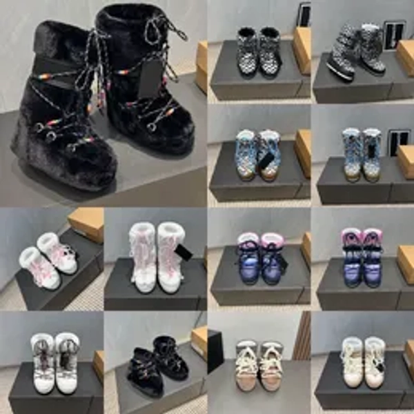 snow Brand Designer Women Men Rain Boots Thick Heel Thick Sole Ankle booties Excellent Quality Winter Women Boot Topss 11