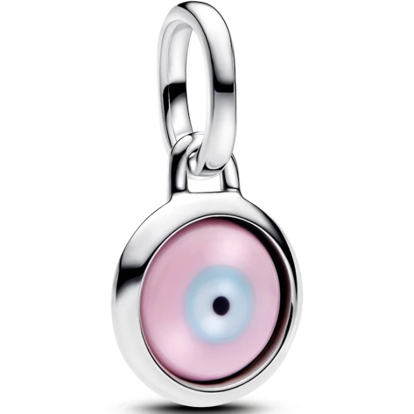 Pandora Engravable Evil Eye Murano Glass Mini Dangle Charm