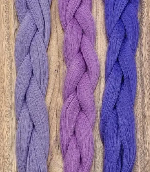 Purple Synthetic Braiding Hair Single Pack | High Heat Henlon Festival Braids and Dreadlocks