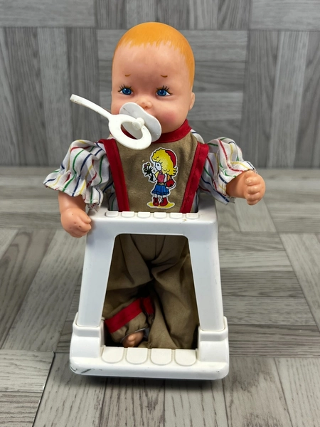 Baby Doll &amp; Baby Walker Lanard Toy Company Vintage 1989 - 1980s