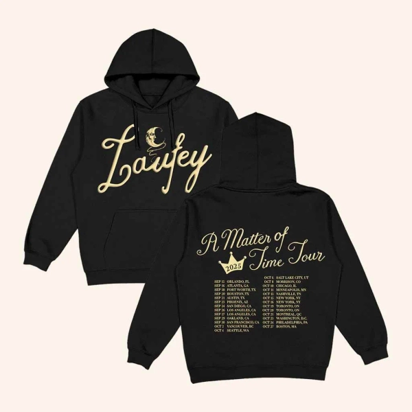Laufey Merch A Matter Of Time Tour 2025 Hoodie Gifts For Music Lovers - KDJOY