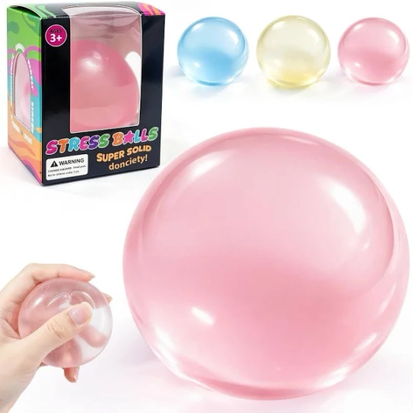 Coconut Oil Squishy, Coconut Oil Stress Ball, Slow Rising Squeeze Luck Squishies, Sensory Fidget Oil Ball Toy for Kids and Adults Party Favors
