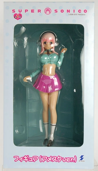 (Pre-owned ITEM:A/BOX:B)Super Sonico American School Ver. Pink (Game-prize)(Released)