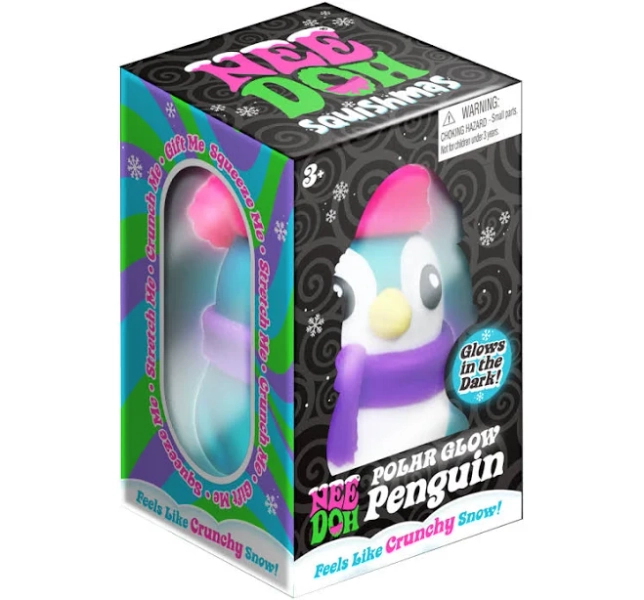 Nee Doh Polar Glow Penguin