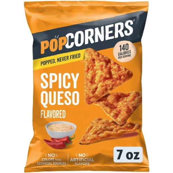 PopCorners Spicy Queso - 7oz: Gluten-Free, No Artificial Flavors