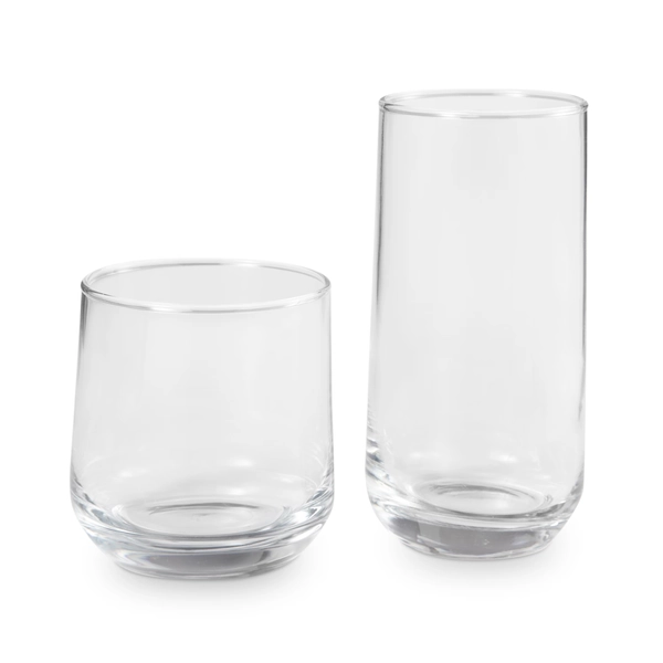 Better Homes & Gardens Josie Glass Drinkware, Set of 16 - Walmart.com